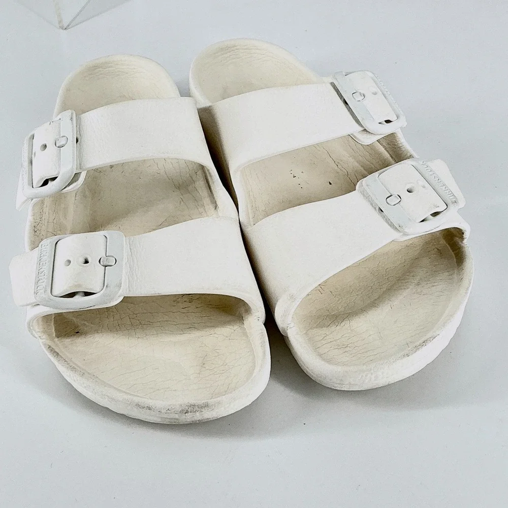 Birkenstock Kids EU 29 US 11 - 1.5 Arizona‎ EVA White Waterproof Sandals Slides